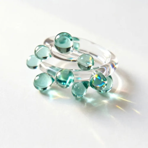 Handmade glass ring
