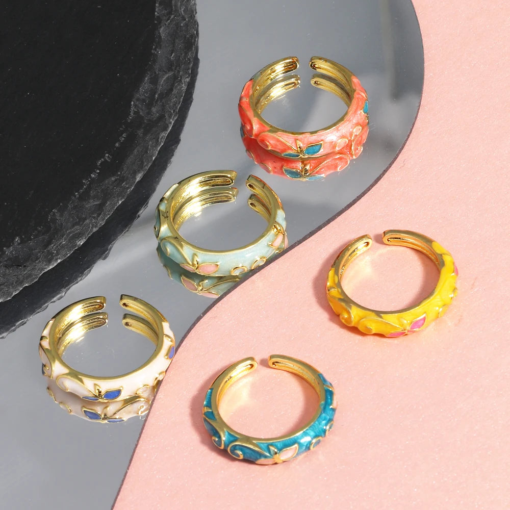 Female Enamel Ring