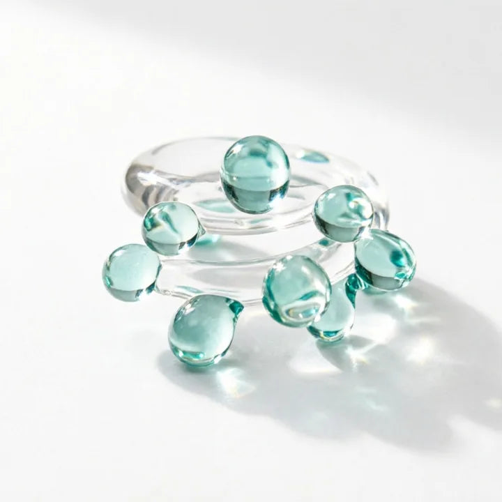 Handmade glass ring