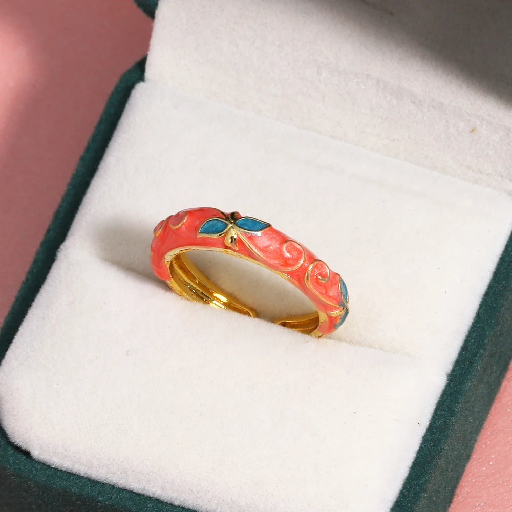 Female Enamel Ring