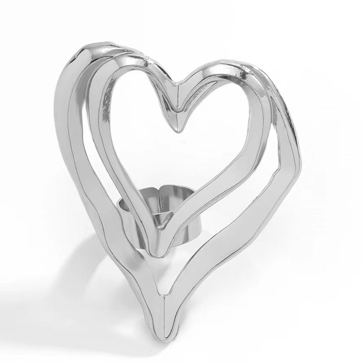 Large Heart-Shaped Ring