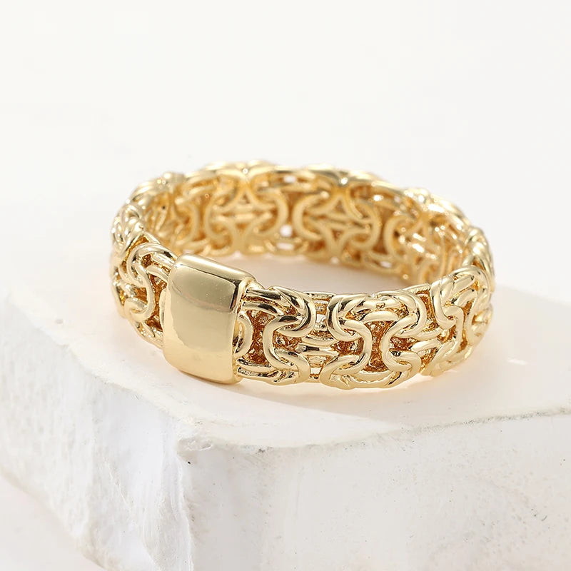 Vintage Hand Carved Women's Ring