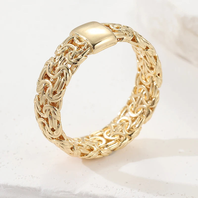 Vintage Hand Carved Women's Ring