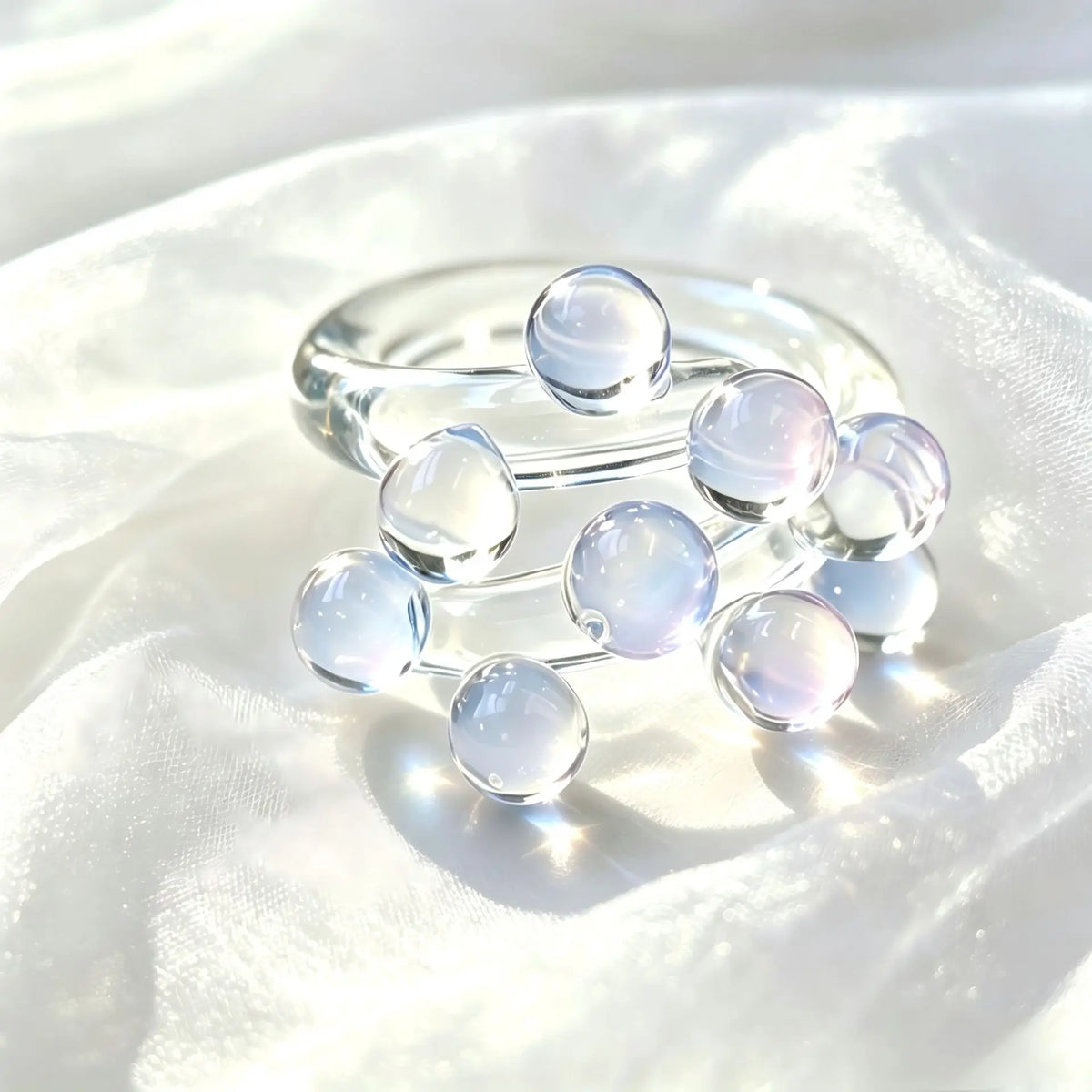 Handmade glass ring